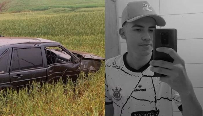 Três Barras - Adolescente que dirigia carro morre após ser ejetado